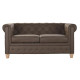 Sofa DKD Home Decor 151 x 82 x 70 cm Natural Wood Brown Vintage