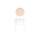 Silla DKD Home Decor Blanco Negro Natural 43 x 50 x 89 cm