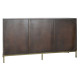 Aparador DKD Home Decor Negro Dorado Marrón oscuro 160 x 40 x 90 cm