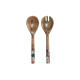 Juego de Utensilios de Cocina DKD Home Decor 6 x 2 x 32 cm 7 x 2 x 28 cm Madera de mango