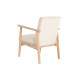 Sillón DKD Home Decor Beige Natural Pino 63 x 68 x 81 cm