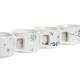 Piece Coffee Cup Set DKD Home Decor Blue White Metal Dolomite 260 ml 4 Pieces