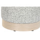 Footrest DKD Home Decor 32 x 32 x 38 cm Scandi Light grey