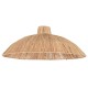 Pantalla de Lámpara DKD Home Decor Natural 54 x 54 x 20 cm Metal Rafia