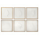 Cuadro DKD Home Decor Conchas 50 x 2 x 50 cm Mediterráneo (6 Piezas)
