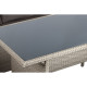 Conjunto de Mesa con 3 Sillones DKD Home Decor Marrón ratán sintético (177 x 72 x 80 cm)