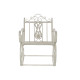 Mecedora DKD Home Decor Metal Aluminio Blanco (63 x 89 x 92 cm)