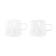 Juego de Tazas de Café DKD Home Decor Cristal Transparente Vidrio de Borosilicato (80 ml)
