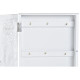 Armario de llaves DKD Home Decor Blanco Madera MDF (22 x 6 x 26 cm)