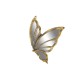 Wall Decoration DKD Home Decor Mirror Golden Resin Butterfly (36 x 4 x 30,5 cm)