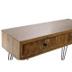 Console DKD Home Decor 118 x 40 x 77 cm Black Metal Brown Acacia