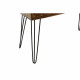 Console DKD Home Decor 118 x 40 x 77 cm Black Metal Brown Acacia