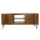TV furniture DKD Home Decor Brown Black Light brown 145 x 42 x 61 cm 145 x 40 x 60 cm
