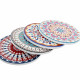 Posavasos DKD Home Decor Mandala 4 Unidades (10,8 x 10,8 x 0,7 cm)