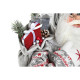 Decoration DKD Home Decor Father Christmas White Red Grey PVC 45 x 34 x 83 cm