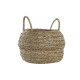 Decorative basket DKD Home Decor Natural Seagrass Boho 40 x 40 x 30 cm
