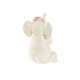 Decorative Figure DKD Home Decor Elephant Pink White Resin (6 x 6,5 x 10 cm) (3 Units)