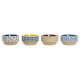 Bowl DKD Home Decor 4 Pieces
