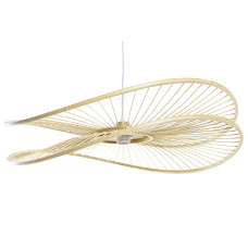 Lámpara de Techo DKD Home Decor Natural Bambú 50 W 70 x 65 x 23 cm