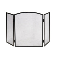 Fireplace Protector DKD Home Decor Steel (96 x 1,5 x 61 cm)