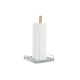 Portarrollo de Papel de Cocina DKD Home Decor Beige Metal Menta Pino (16 x 15 x 29,5 cm) (2 Unidades)