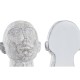 Sujetalibros DKD Home Decor Gris Desgastado Resina Cabeza (15 x 11 x 21 cm)