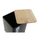 Tin DKD Home Decor Black Bamboo Loft