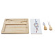Cheeseboard DKD Home Decor Sailor Multicolour Bamboo Stoneware (24,5 x 20 x 1,2 cm) (4 Pieces)