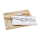 Cheeseboard DKD Home Decor Sailor Multicolour Bamboo Stoneware (24,5 x 20 x 1,2 cm) (4 Pieces)