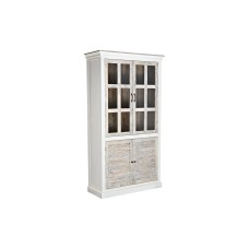 Vitrina DKD Home Decor 110 x 45 x 200 cm Cristal Aluminio Madera de mango