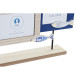 Marco de Fotos DKD Home Decor Madera Cristal Madera MDF Mediterráneo Peces (40,5 x 6 x 27 cm)