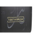 Portacepillos de Dientes DKD Home Decor Negro Mármol (10,5 x 6,5 x 10 cm)