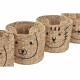 Basket DKD Home Decor Tropical animals Rushes (35 x 35 x 35 cm) (4 Units)
