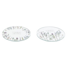 Lantern DKD Home Decor Crystal Multicolour Butterfly (10 x 10 x 1 cm) (2 unidades)