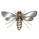 Wall Decoration DKD Home Decor Mirror Golden Resin Bee (33 x 20 x 4 cm)
