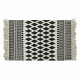 Alfombra DKD Home Decor Negro Blanco (80 x 50 x 1 cm)