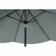 Sombrilla DKD Home Decor Gris Acero Plástico 300 x 300 x 250 cm (300 x 300 x 250 cm)