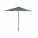 Sombrilla DKD Home Decor Gris Acero Plástico 300 x 300 x 250 cm (300 x 300 x 250 cm)