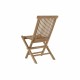 Table set with 4 chairs DKD Home Decor Teak (120 cm) (5 pcs) (120 x 120 x 75 cm)