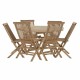Table set with chairs DKD Home Decor 90 cm 120 x 120 x 75 cm  