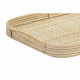 Juego de Bandejas DKD Home Decor Marrón Ratán (51.5 x 36 x 7.5 cm) (44.5 x 31.5 x 6 cm) (2 pcs)