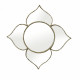 Wall mirror DKD Home Decor Crystal Golden Resin (38 x 1.5 x 38 cm)