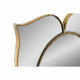 Wall mirror DKD Home Decor Crystal Golden Resin (38 x 1.5 x 38 cm)
