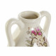 Vase DKD Home Decor Ceramic Pink White Shabby Chic (13 x 13 x 35 cm)