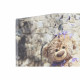 Cuadro DKD Home Decor S3018130 Oso Infantil (28 x 1,5 x 28 cm) (4 Unidades)