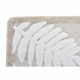 Alfombra de baño DKD Home Decor Beige Poliéster Blanco (45 x 70 x 2 cm) (2 pcs)