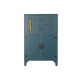 Chest of drawers DKD Home Decor Blue Golden Fir MDF Wood Oriental 63 x 27 x 101 cm 63 x 27 x 100 cm