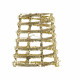 Christmas bauble DKD Home Decor Rattan (2 pcs) (12 x 12 x 40 cm) (16 x 16 x 60 cm)