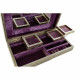 Caja-Joyero DKD Home Decor Madera Aluminio Árabe Flor (1 pcs) (38 x 20 x 7.5 cm)