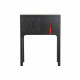 Consola DKD Home Decor Negro Multicolor Madera Abeto Madera MDF 63 x 26 x 83 cm
